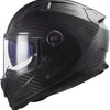 Ls2 Integralhelm FF811 Vector II Carbon Solid Helm FF811 Vect. ii massiver Schw.Kohlenstoff m