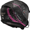 Ls2 Jethelm „of603 Infinity II Lotus“ Helm von 603 Infi. ii Lotus m schwarz rosa