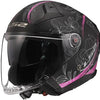 Ls2 Jethelm „of603 Infinity II Lotus“ Helm von 603 Infi. II Lotus XS schwarz rosa