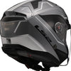 Ls2 Jethelm „of603 Infinity II Veyron“ Helm von 603 Infi. II Veyron XS grau bl weiß