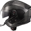 Ls2 Jethelm von 603 Infinity II Carbon Solid Helm von 603 Infi. ii Kohlenstofffeststoff s