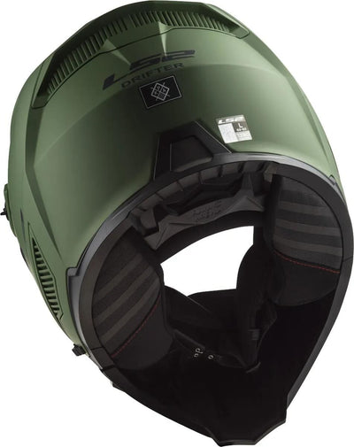 Ls2 modularer Helm of606 Drifter Solid Helm of606 Drifter Solid l mattgrün