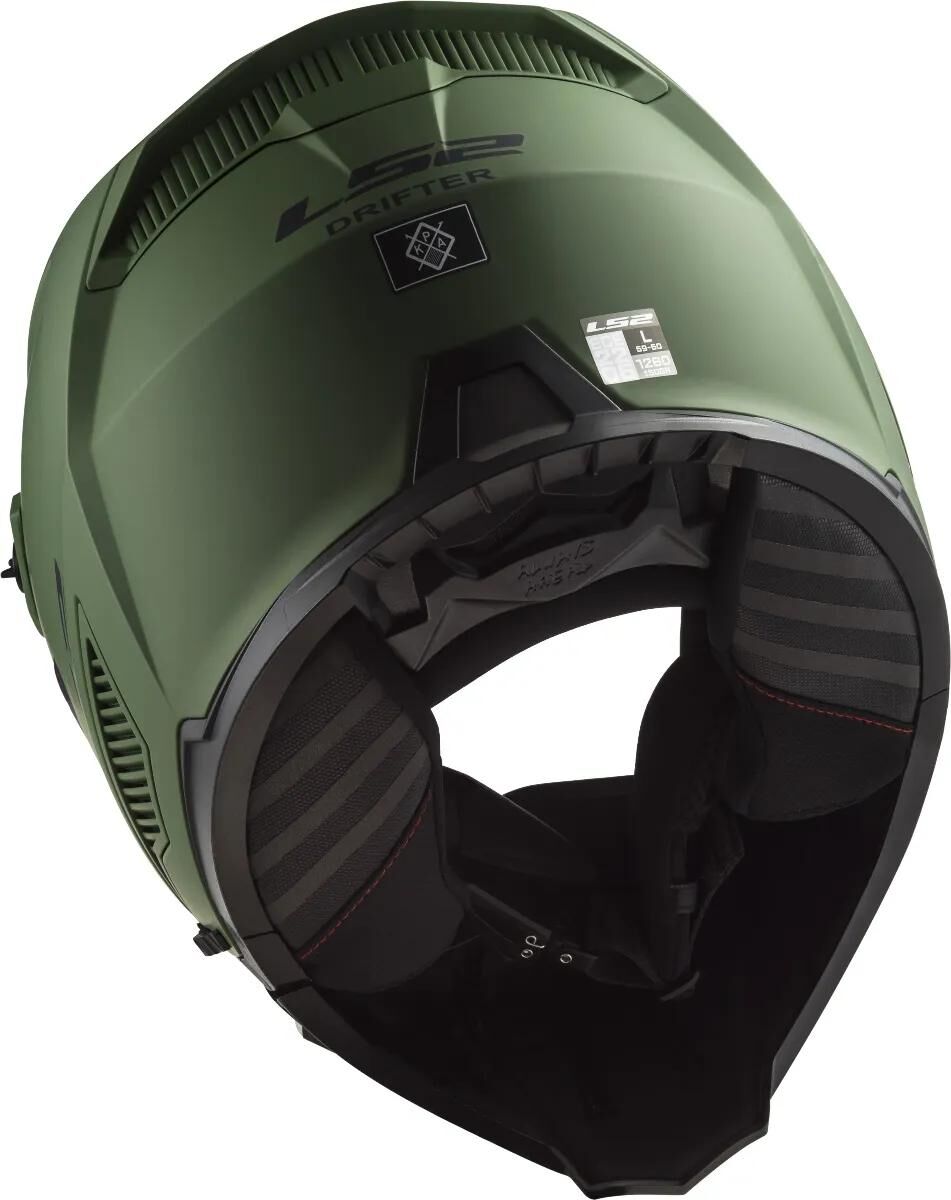 Ls2 modularer Helm of606 Drifter Solid Helm of606 Drifter Solid m mattgrün