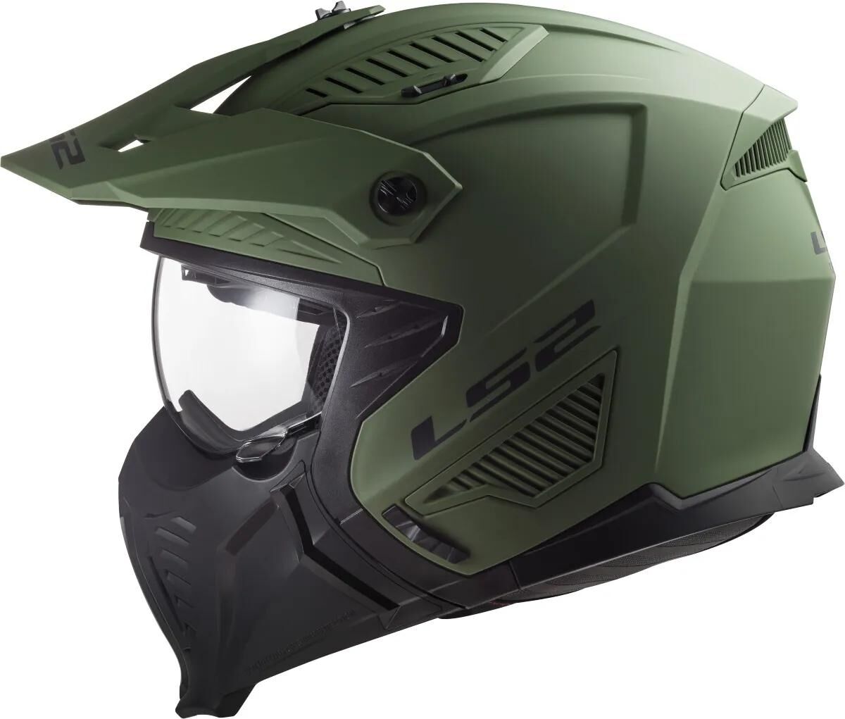 Ls2 modularer Helm of606 Drifter Solid Helm of606 Drifter Solid s mattgrün
