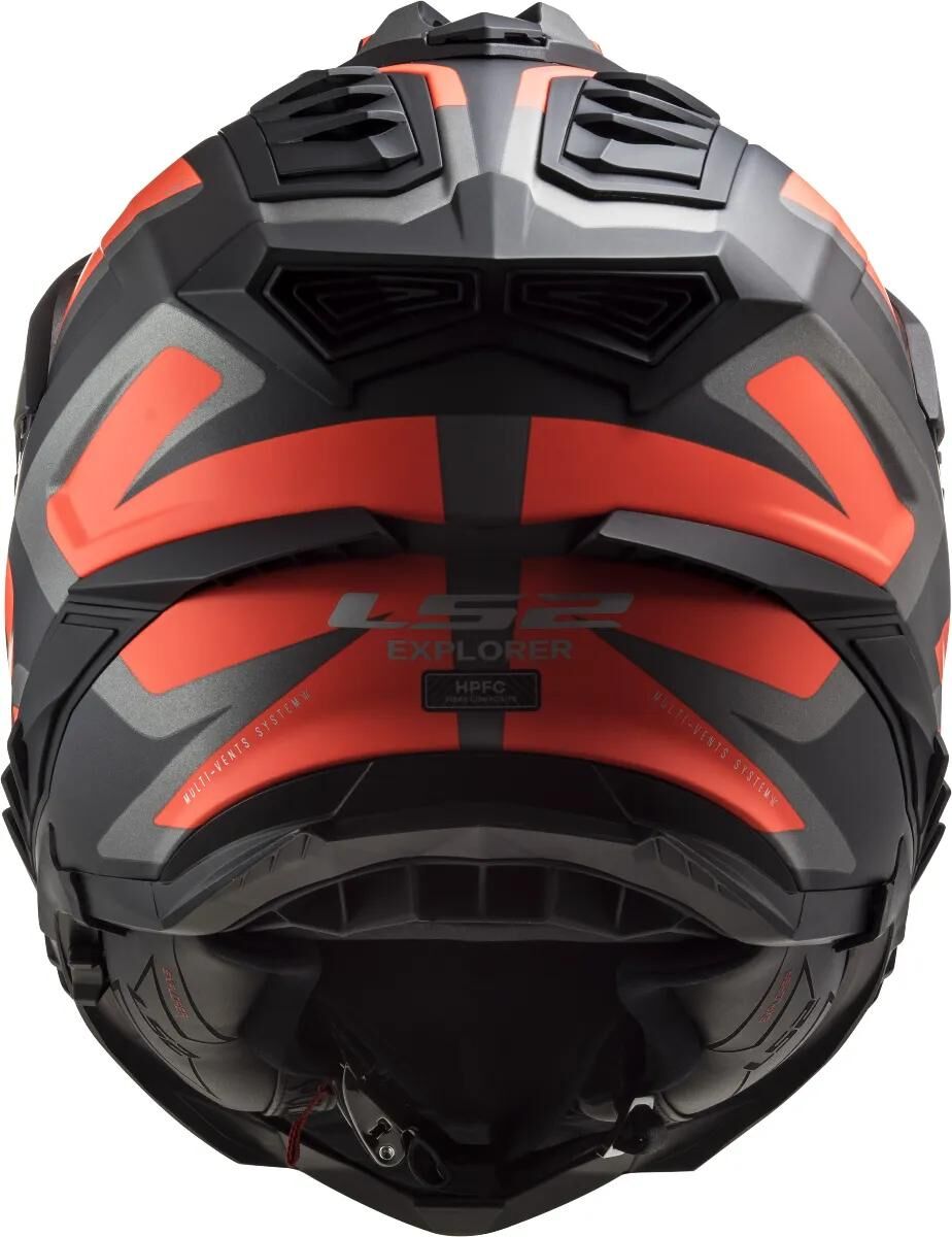 Ls2 Enduro-Helm MX701 Explorer Alter, abnehmbar und waschbar, Rettungswangenpolster, mikrometrischer Verschluss, abnehmbares Helmoberteil, Vorbereitung für Helmkommunikation, Pinlock 70 Maxvision™. Helm MX701 Explorer Alter 3XL Bl. oder matt