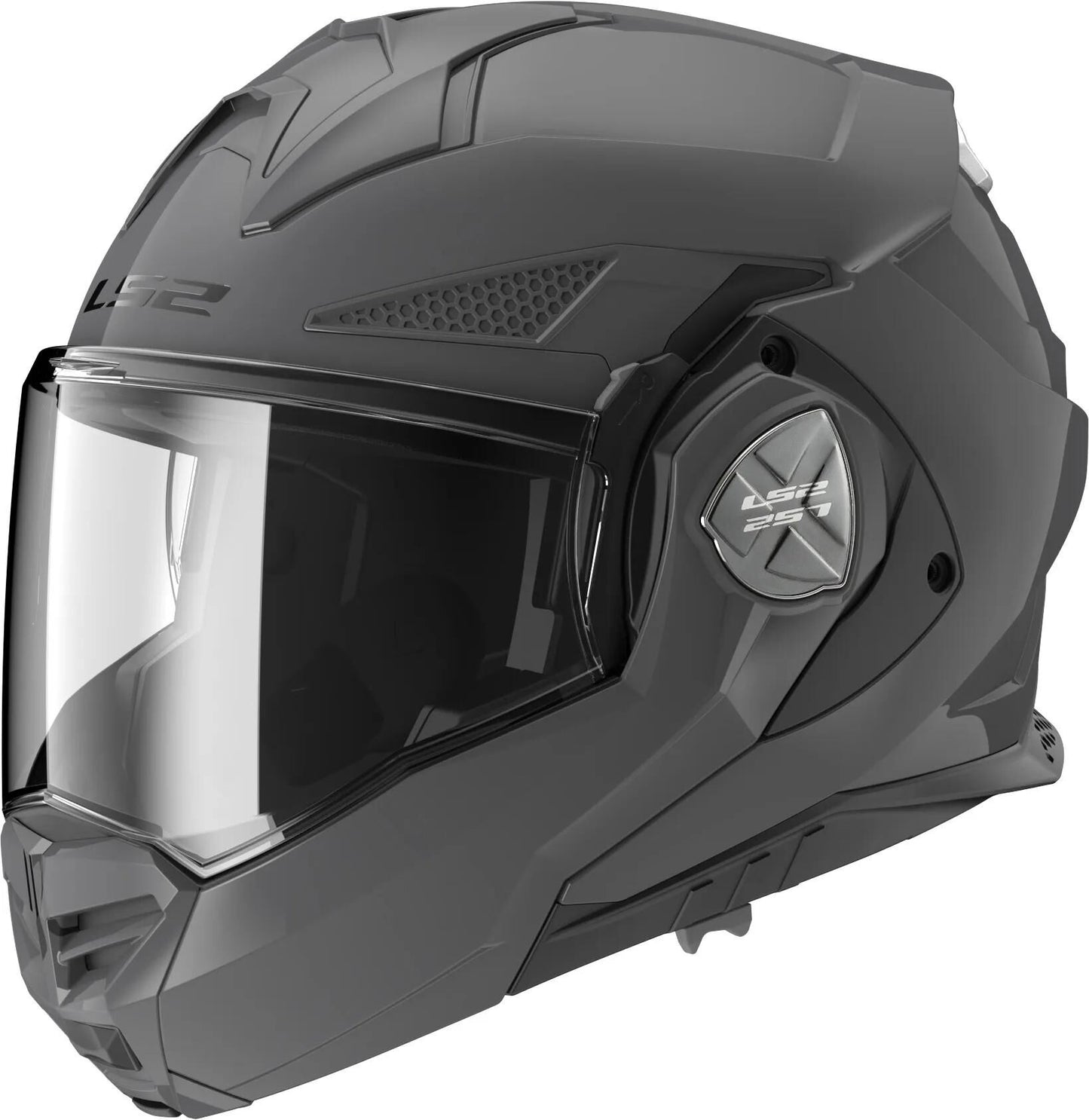 Ls2 Klapphelm FF901 Advant x Solider Helm FF901 Adv. x einfarbig xxl grau