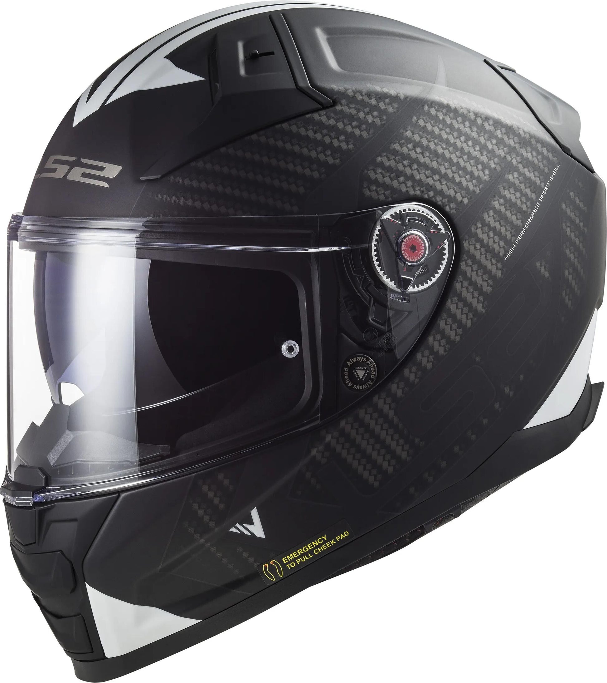 Ls2 Integralhelm FF811 Vector II Splitterhelm FF811 Vect. ii spl. l bl weiß