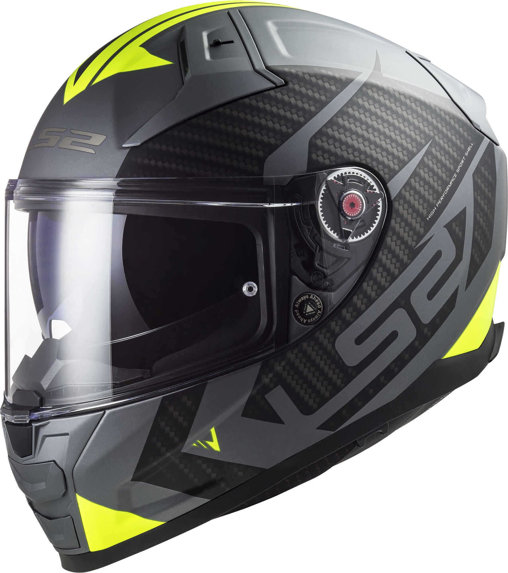 Ls2 Integralhelm FF811 Vector II Splitterhelm FF811 Vect. ii spl. XXL-Meise. gelb