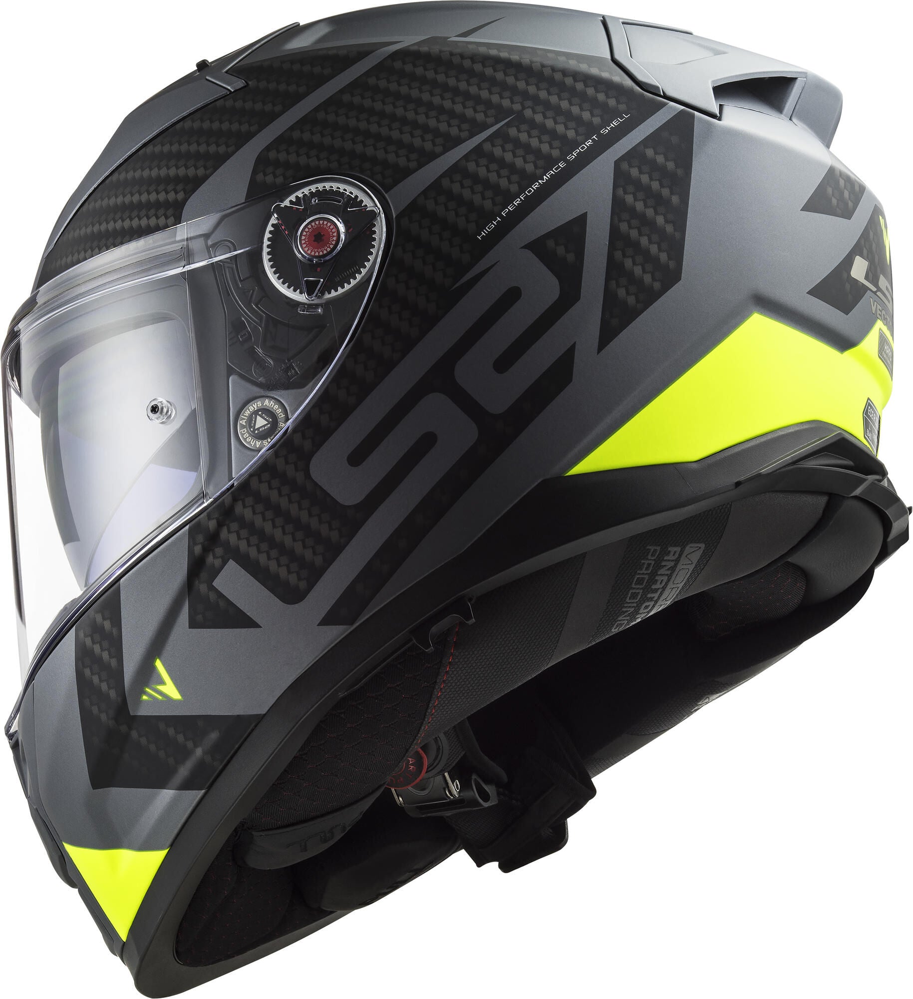 Ls2 Integralhelm FF811 Vector II Splitterhelm FF811 Vect. ii spl. XXL-Meise. gelb