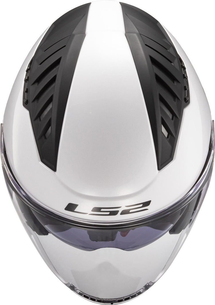 Ls2 of600 Copter II solider Jethelm Helm of600 Copt. ii einfarbig m weiß