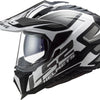 Ls2 Enduro-Helm MX701 Explorer Alter, abnehmbar und waschbar, Rettungswangenpolster, mikrometrischer Verschluss, abnehmbares Helmoberteil, Vorbereitung für Helmkommunikation, Pinlock 70 Maxvision™. Helm MX701 Explorer Alter M Bl. weiß matt