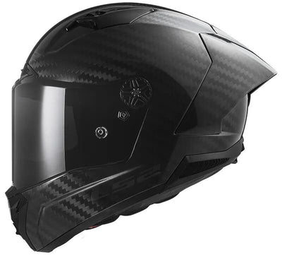 Ls2 Integralhelm FF805 Thunder Carbon GP Aero Helm Thunder GP AER Schwarz Matt Gr. xs