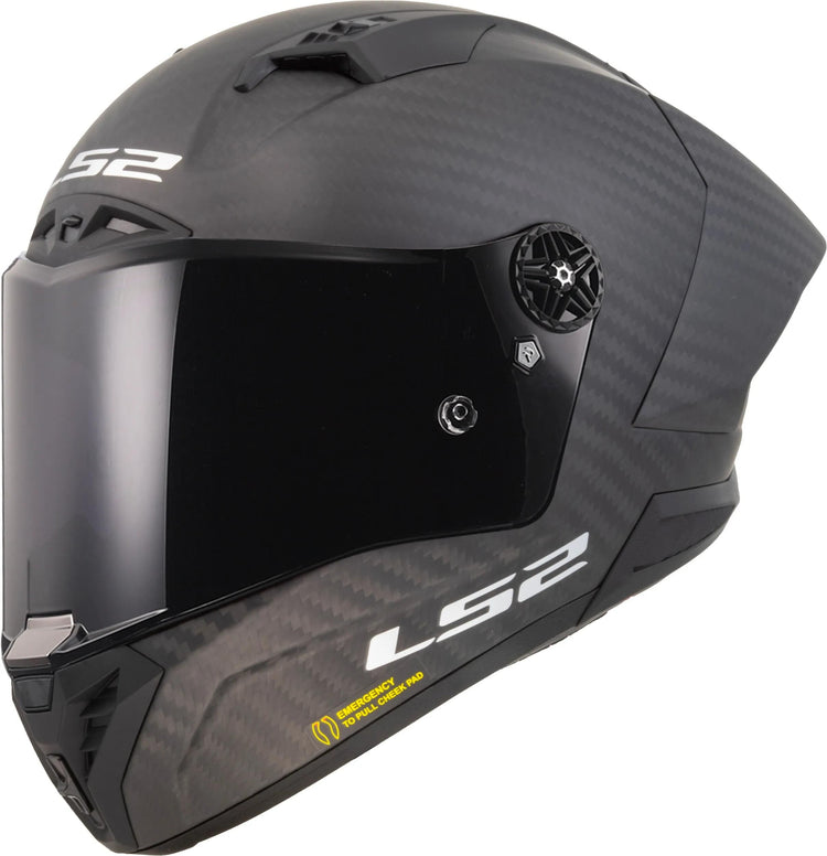 Ls2 Integralhelm „FF805 Thunder Carbon GP Aero“ Helm FF805 th.ca.gp Aero M Auto. schwarz matt