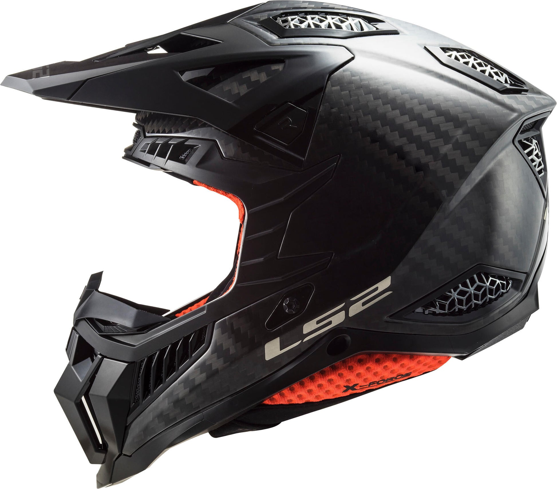 Ls2 Motocross-Helm MX703 X-Force Solid Helm MX703 X-Force Solid L Carbon