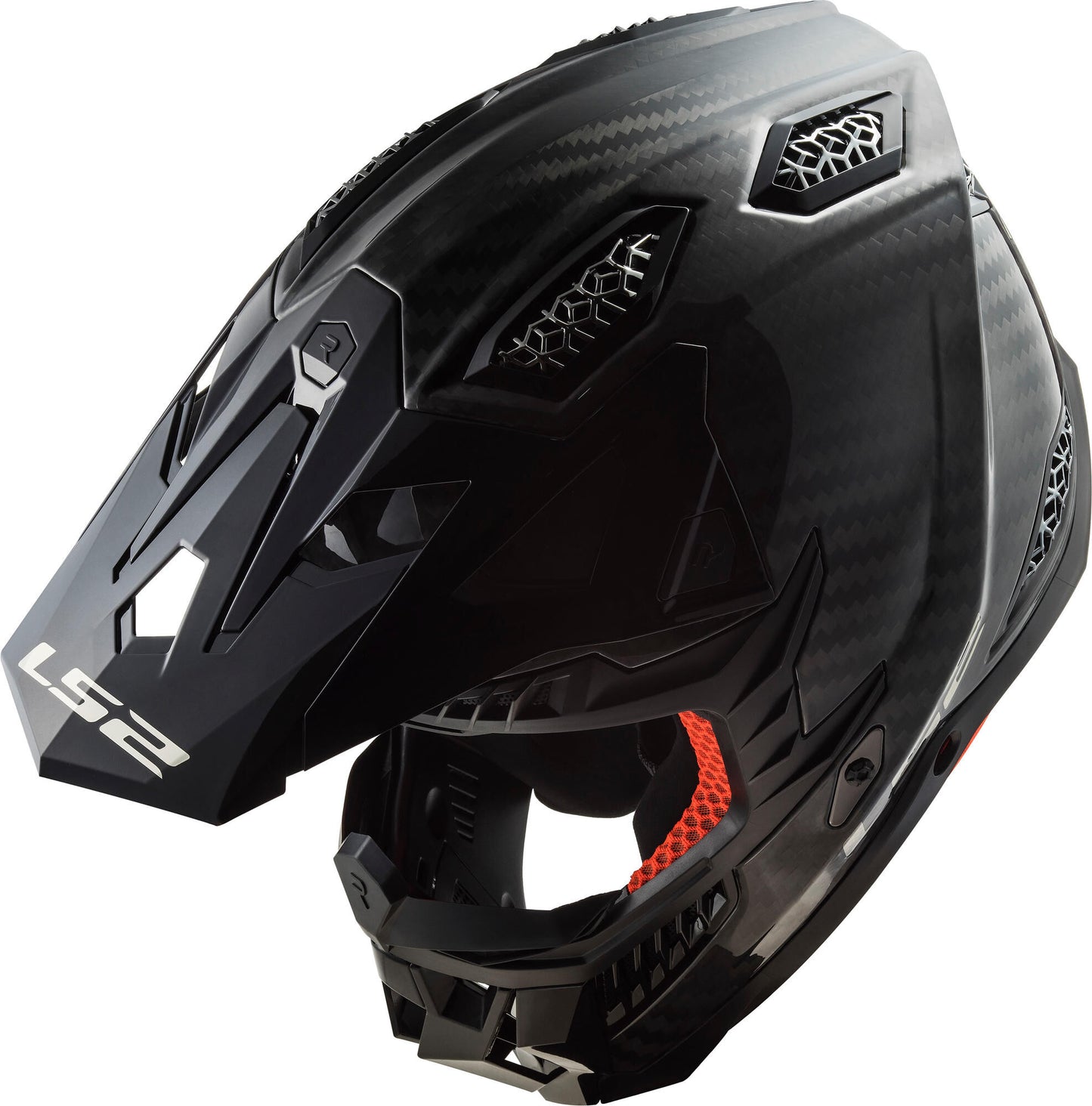 Ls2 Motocross-Helm MX703 X-Force Solid Helm MX703 X-Force Solid L Carbon