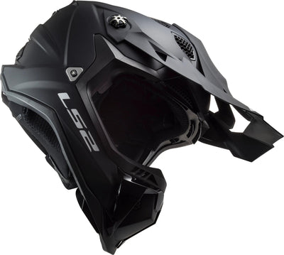 LS2 Crosshelm MX700 Subverter Evo Noir, abnehmbar und waschbar, atmungsaktiv und hypoallergen. Helm mx700 subv.evo noir xl mattschwarz