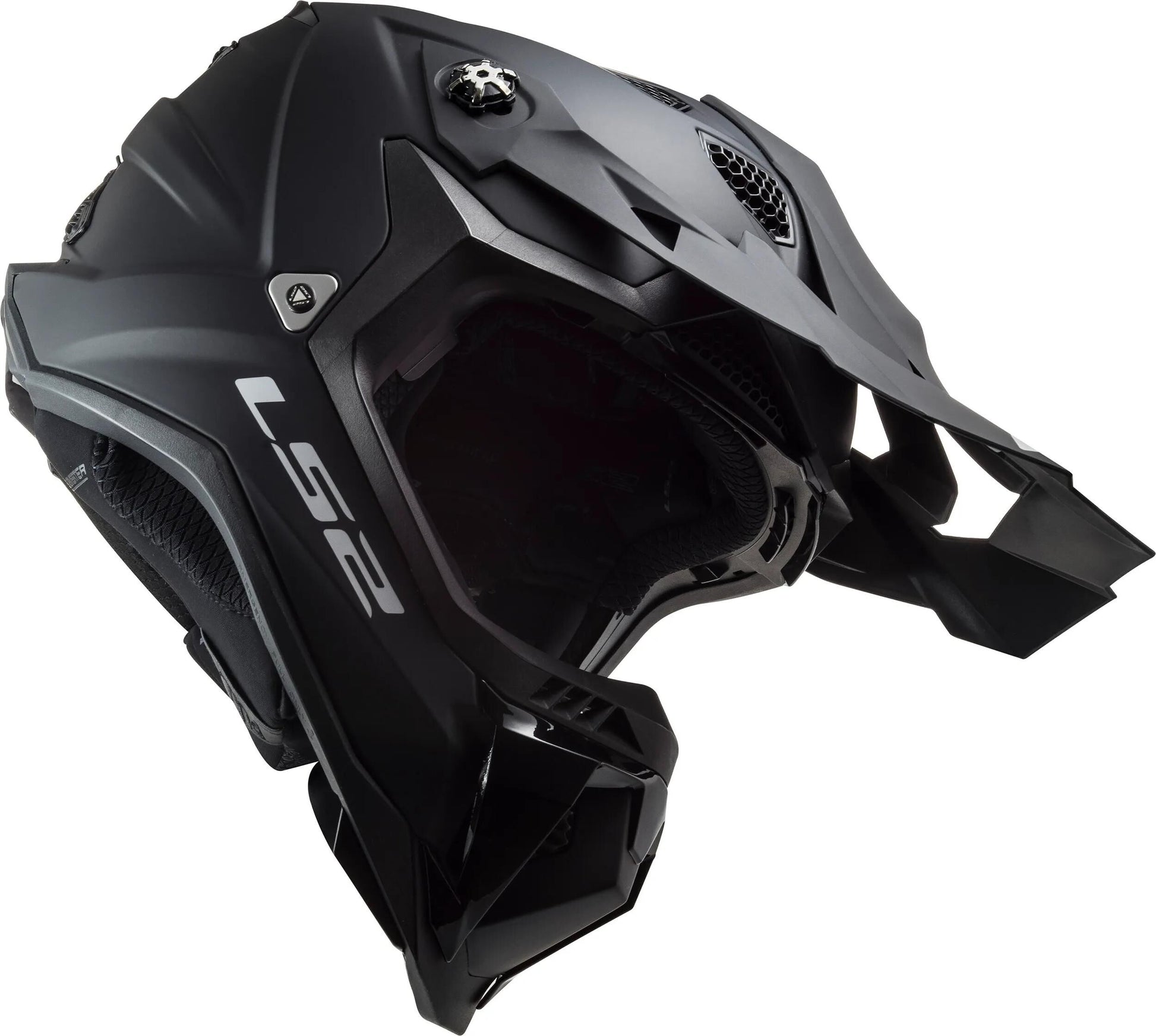 LS2 Crosshelm MX700 Subverter Evo Noir, abnehmbar und waschbar, atmungsaktiv und hypoallergen. Helm mx700 subv.evo noir xxl mattschwarz
