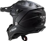 Ls2 Motocross-Helm MX700 Subverter Evo Noir Helm Subverter Evo Noir SW Matt Gr. 3xl - afbeelding 2