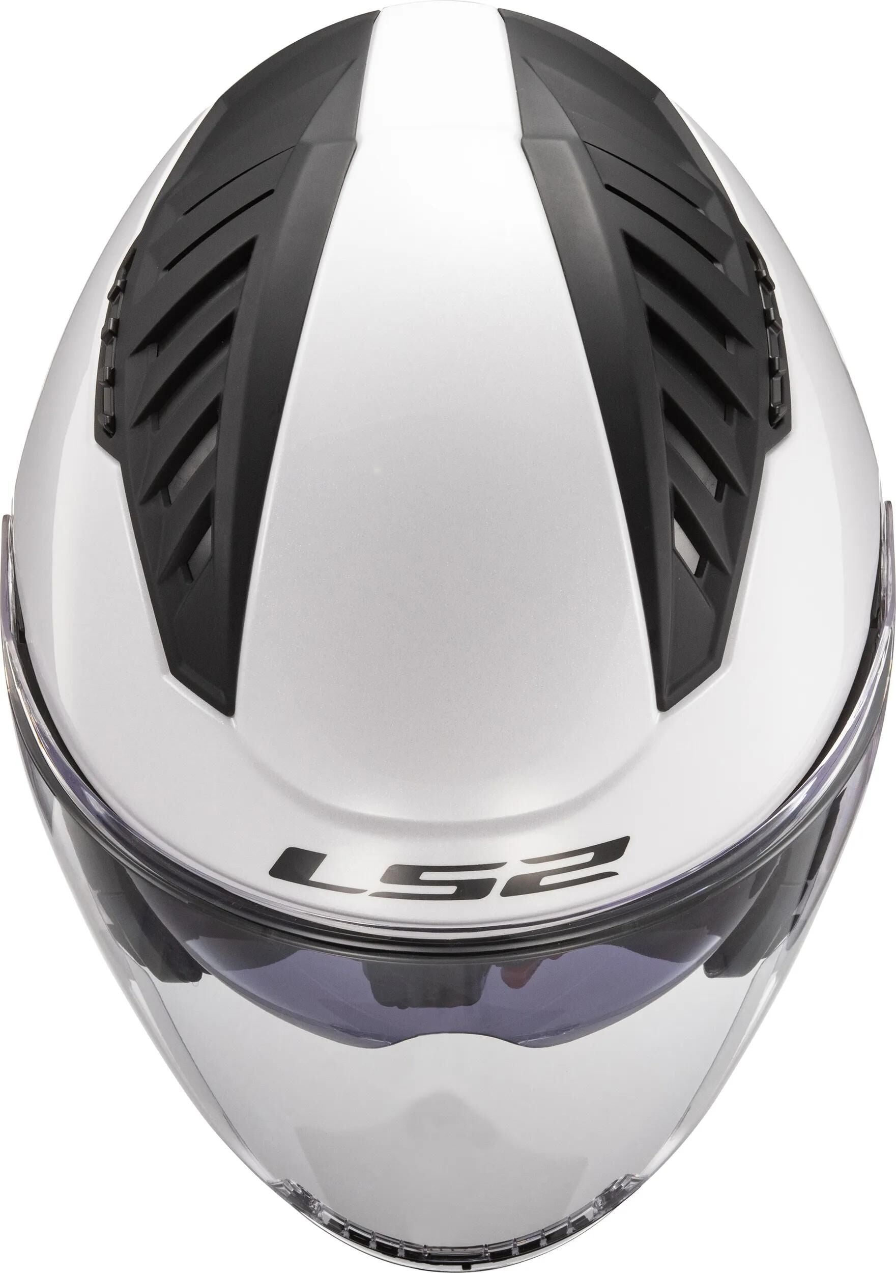 Ls2 of600 Copter II solider Jethelm Helm of600 Copt. ii einfarbig weiß
