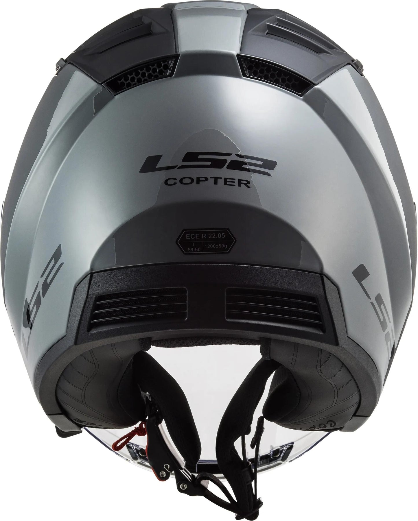 Ls2 of600 Copter II solider Jethelm Helm of600 Copt. II einfarbig m Nardograu