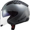 Ls2 of600 Copter II solider Jethelm Helm of600 Copt. II Solid XL Nardo Grey