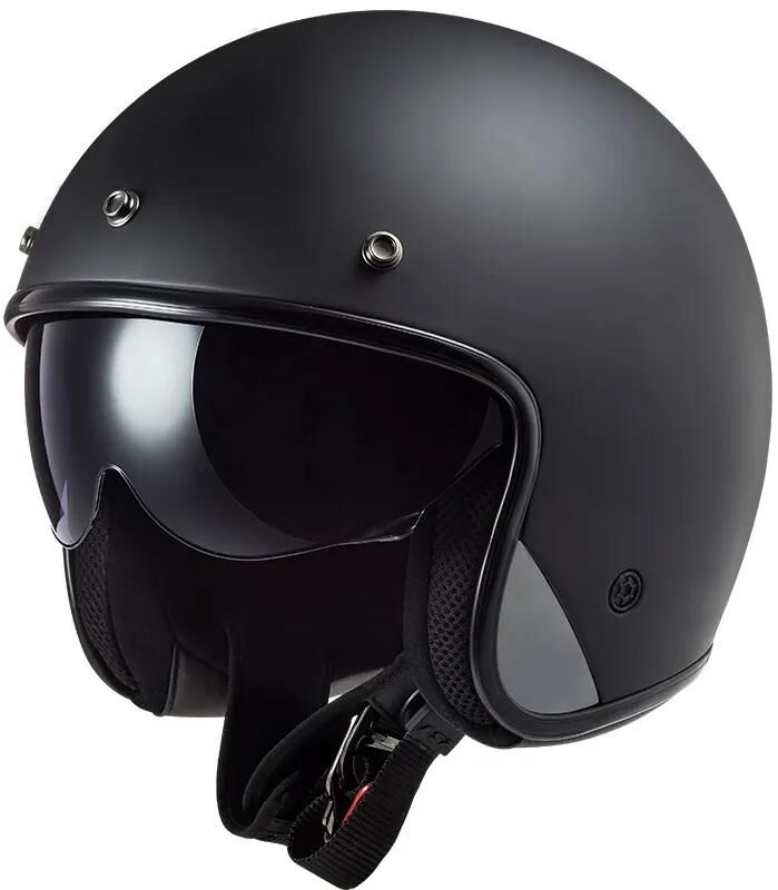 Ls2 Jethelm von 601 Bob II Solid Helm von 601 Bob II Solid S Mattschwarz