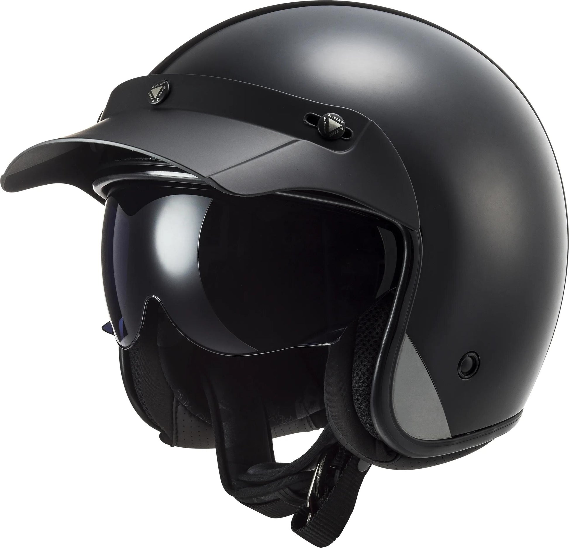 Ls2 Jethelm von 601 Bob II Solid Helm von 601 Bob II Solid L Mattschwarz