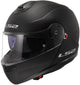 Ls2 Klapphelm FF908 Strobe II Solid Helm FF908 Strob.II Solid XL Schwarz matt