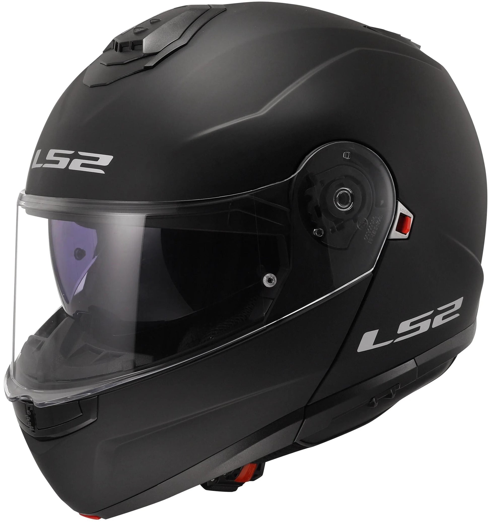 Ls2 Klapphelm FF908 Strobe II Solid Helm FF908 Strob.II Solid XXL Schwarz matt