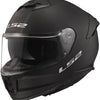 Ls2 Integralhelm FF808 Stream II Solid Helm FF808 Stre.II Solid S Mattschwarz