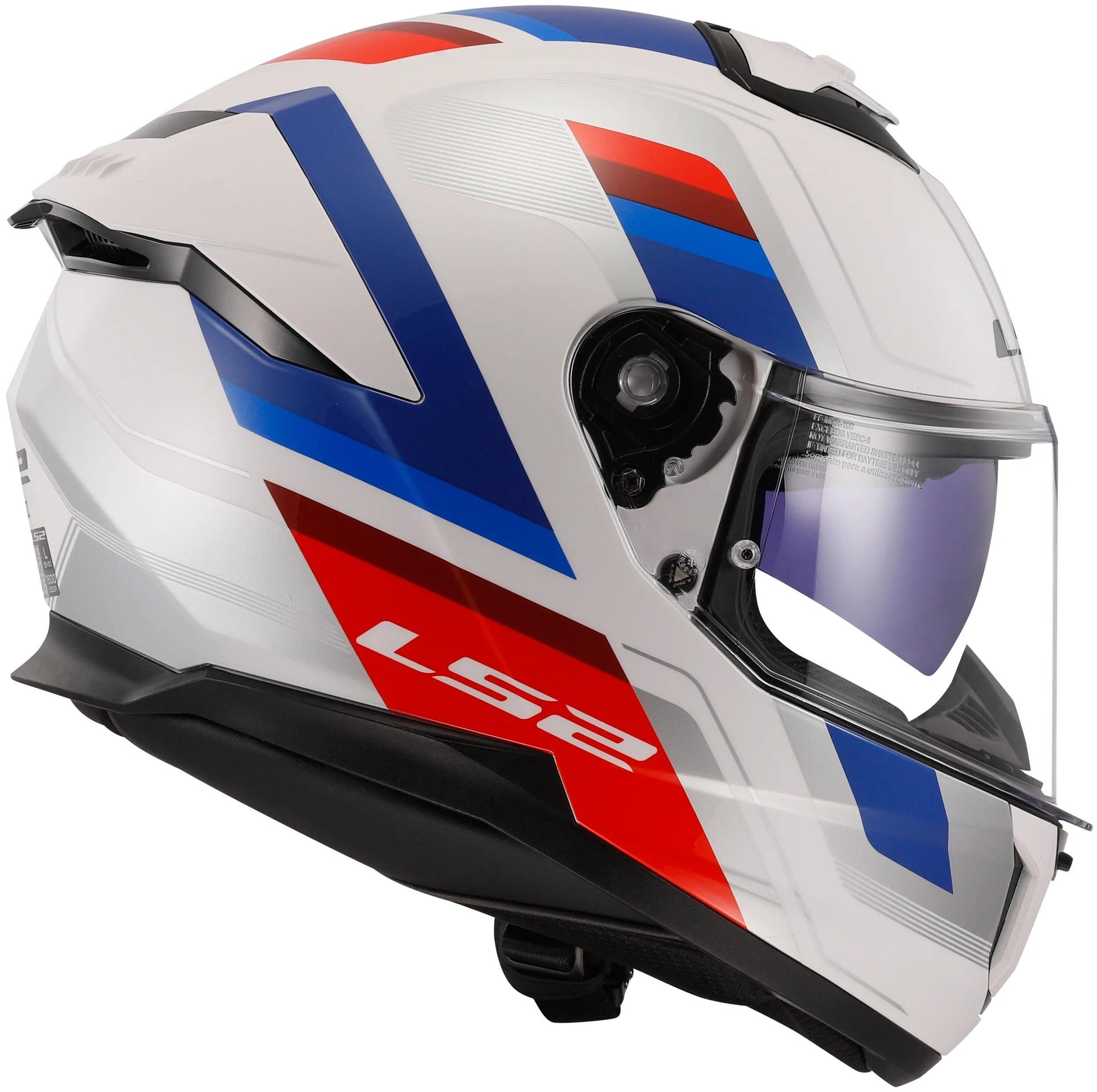 Ls2 Integralhelm FF808 Stream II Vintage Helm FF808 Stre.II Vint. s weiß blau rot