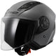 Ls2 of616 Airflow II Solid Jethelm Helm of616 Airfl.II Solid 3XL Nado Grey
