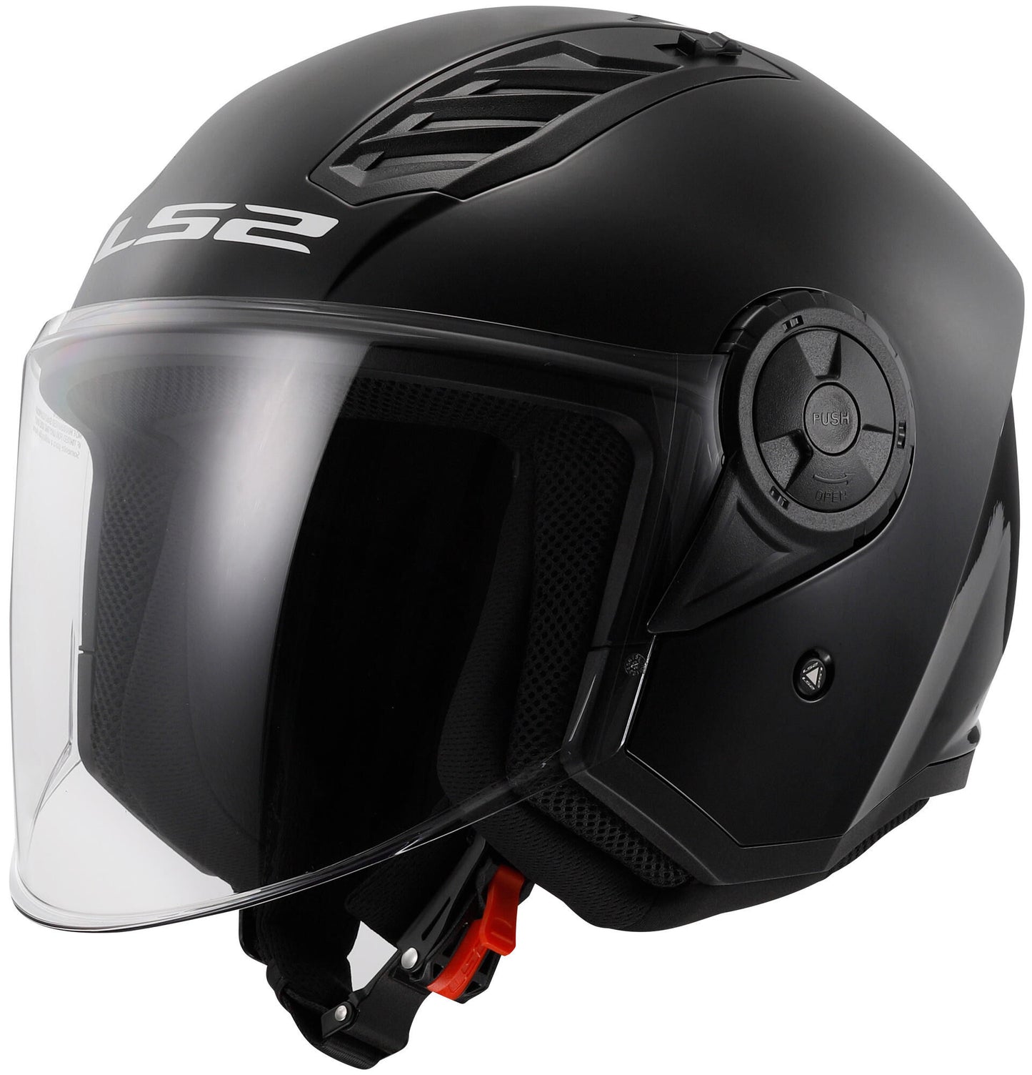 Ls2 of616 Airflow II Solid Jethelm Helm of616 Airfl.II Solid XS Mattschwarz