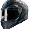 Ls2 Integralhelm FF811 Vector II Alizer Helm FF811 Vect. II Alizer M Schwarz Blau