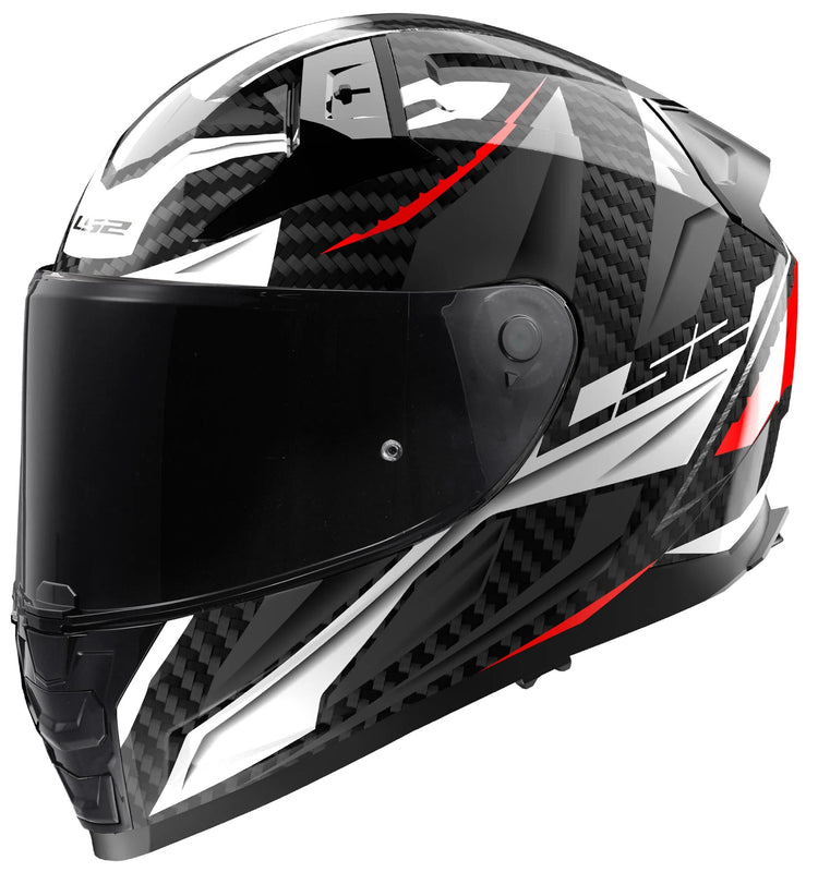 Ls2 Integralhelm FF811 Vector II Carbon Savage. Helm ff811 Vektor i c savage ws rt gr gr. l