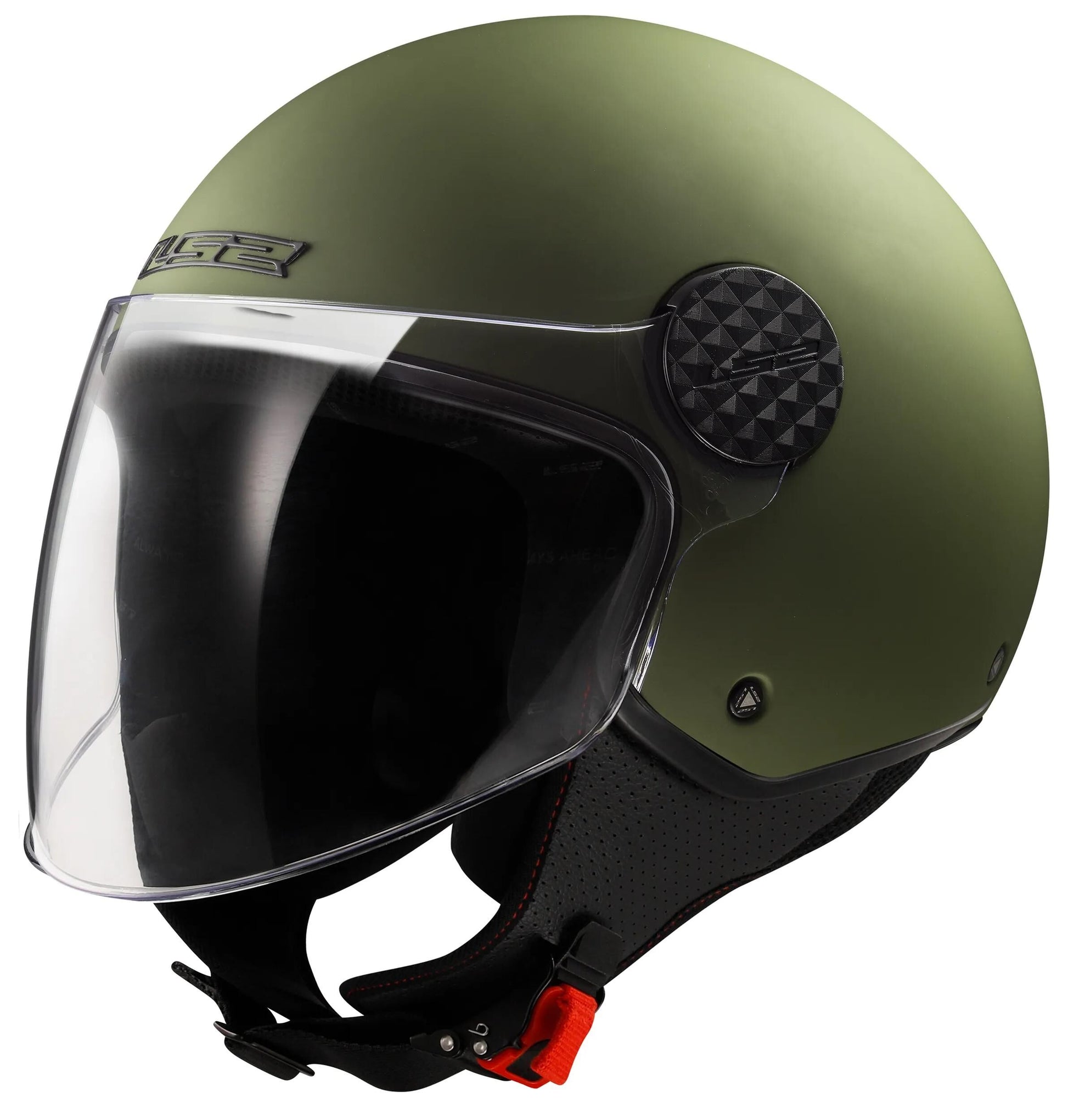 Ls2 Jethelm von 558 Sphere Lux II Solider Helm von 558 Sph. Lux II Solid L Mattgrün
