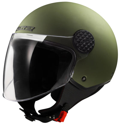 Ls2 Jethelm von 558 Sphere Lux II Solider Helm von 558 Sph. Lux II Solid L Mattgrün