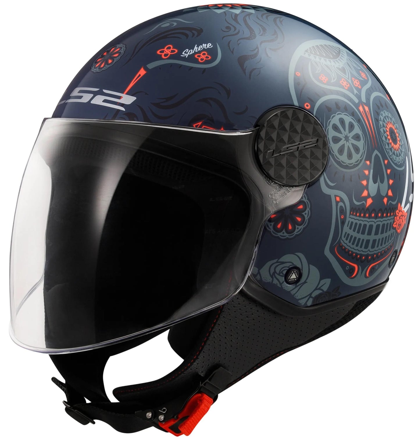 Ls2 Jethelm von 558 Sphere Lux II Maxca Helm von 558 Sph. Lux II Maxca S Blau Orange