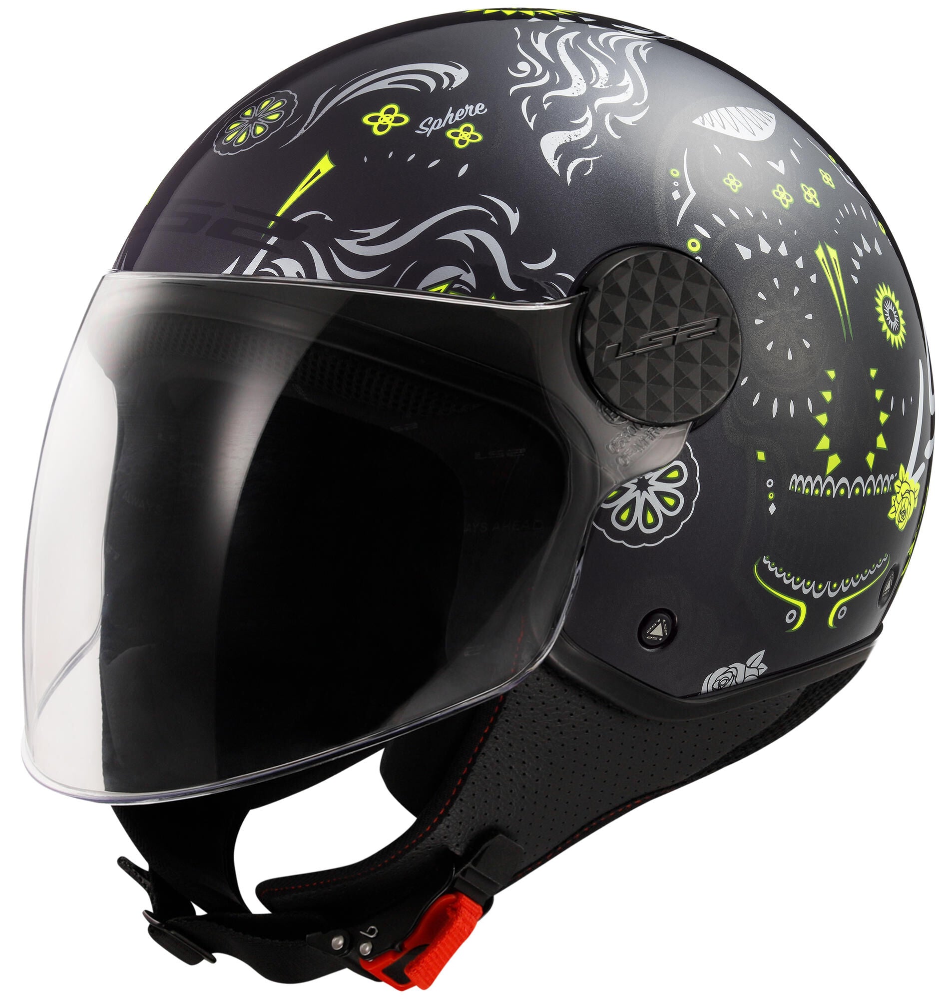 Ls2 Jethelm von 558 Sphere Lux II Maxca Helm von 558 Sph. Lux II Maxca S schwarz gelb