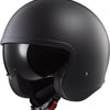 Ls2 Jethelm von 599 II Spitfire Solid Helm von 599 Spitf.II Solid XXL Mattschwarz