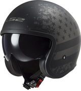 Ls2 Jethelm of599 II Spitfire Flag Helm of599 Spitf.II Flag l bl. Titan - afbeelding 2