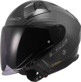 Ls2 Jethelm of603 Infinity II Carbon Solid Helm of603 Infinity II Matt Carbon Gr. l - afbeelding 2