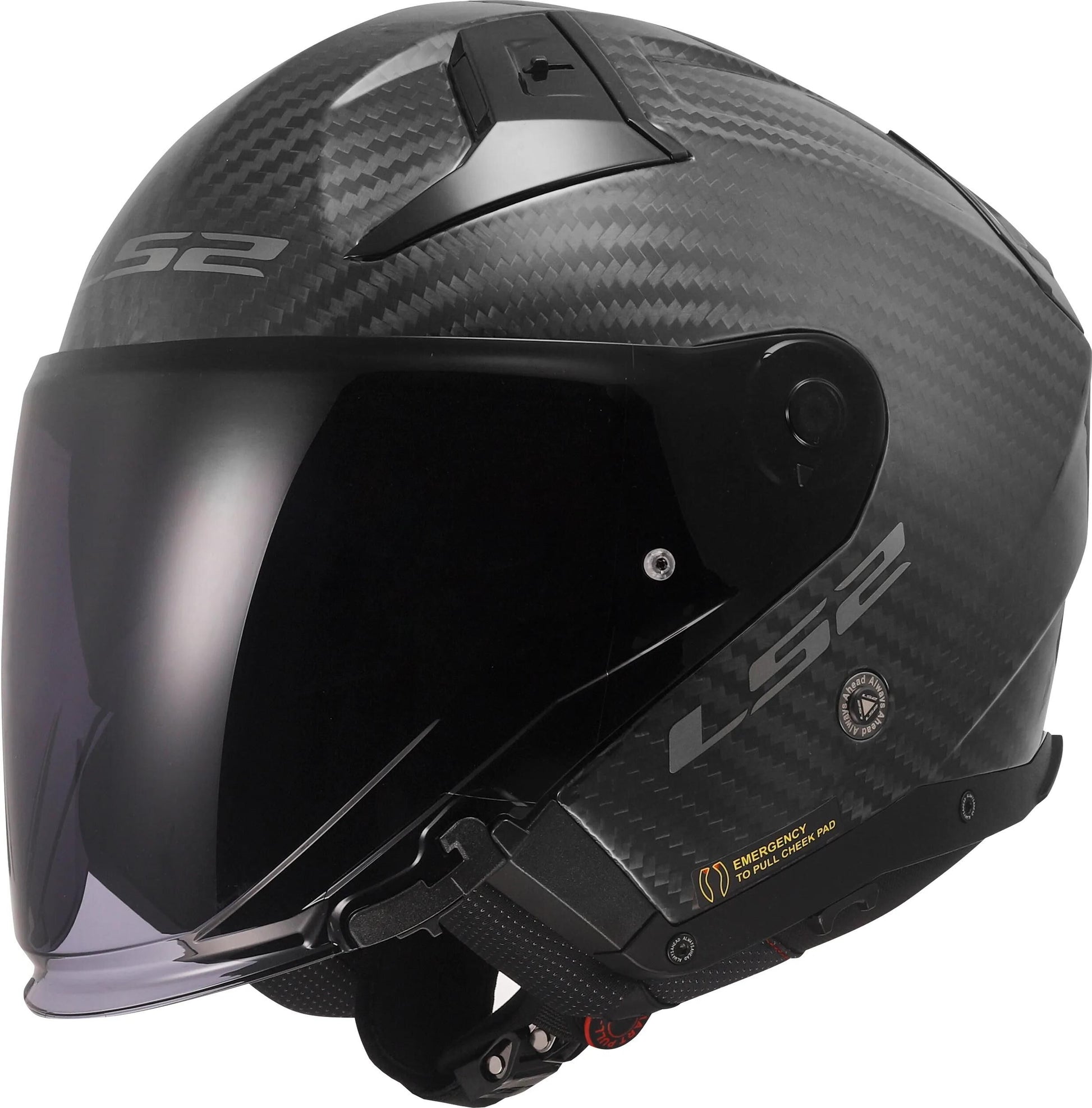 Ls2 Jethelm of603 Infinity II Carbon Solid Helm of603 Infinity II Matt Carbon Gr. l