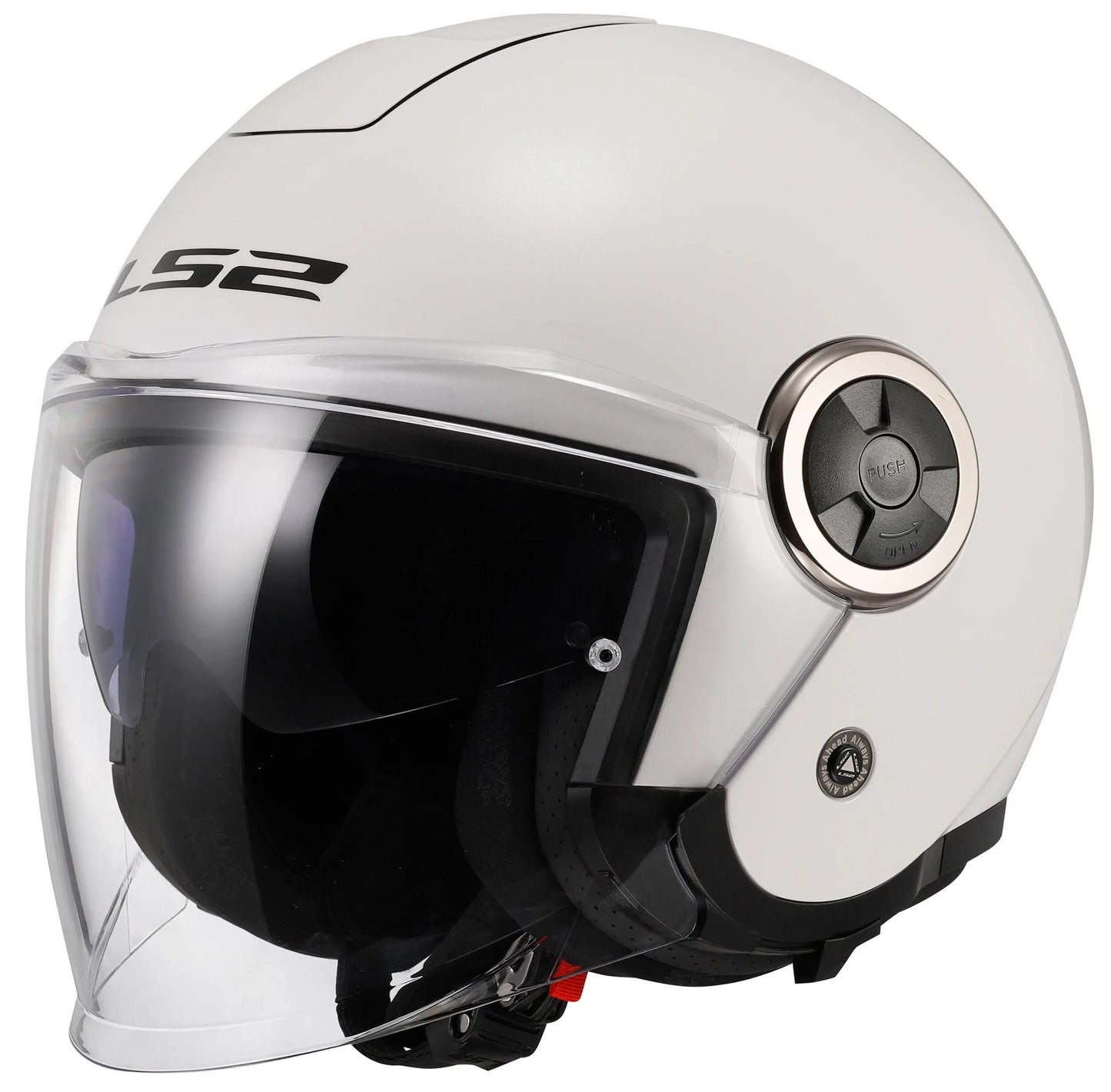 LS2 of620 edler Solid-Jet-Helm Helm of620 edler Solid-S-Weiß