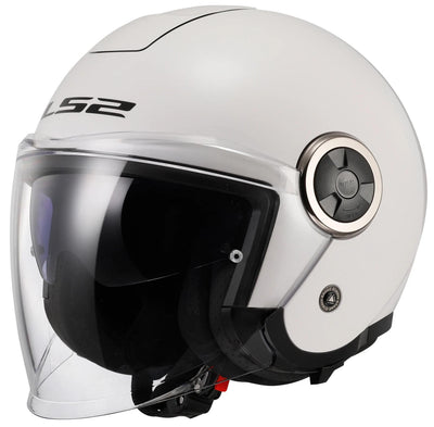 Ls2 of620 edler solider Jethelm Helm of620 edler solider L-Weiß