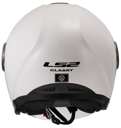 Ls2 of620 edler solider Jethelm Helm of620 edler solider L-Weiß
