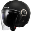 Ls2 of620 edler solider Jethelm. Helm of620 edler solider XXL-Mattschwarz