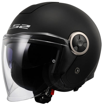 Ls2 of620 edler solider Jethelm. Helm of620 edler solider XXL-Mattschwarz