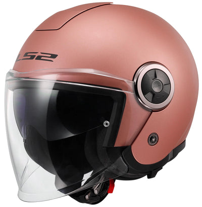 Ls2 of620 edler solider Jethelm Helm of620 edler solider XL-Mattrosa