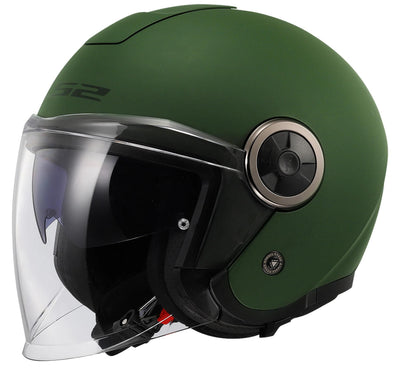 Ls2 of620 edler Solid-Jet-Helm Helm of620 edler Solid S mattgrün